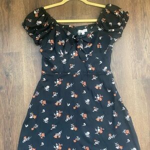 Cotton Candy Floral Mini Dress